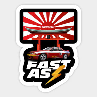 Fast As Lightning Sticker